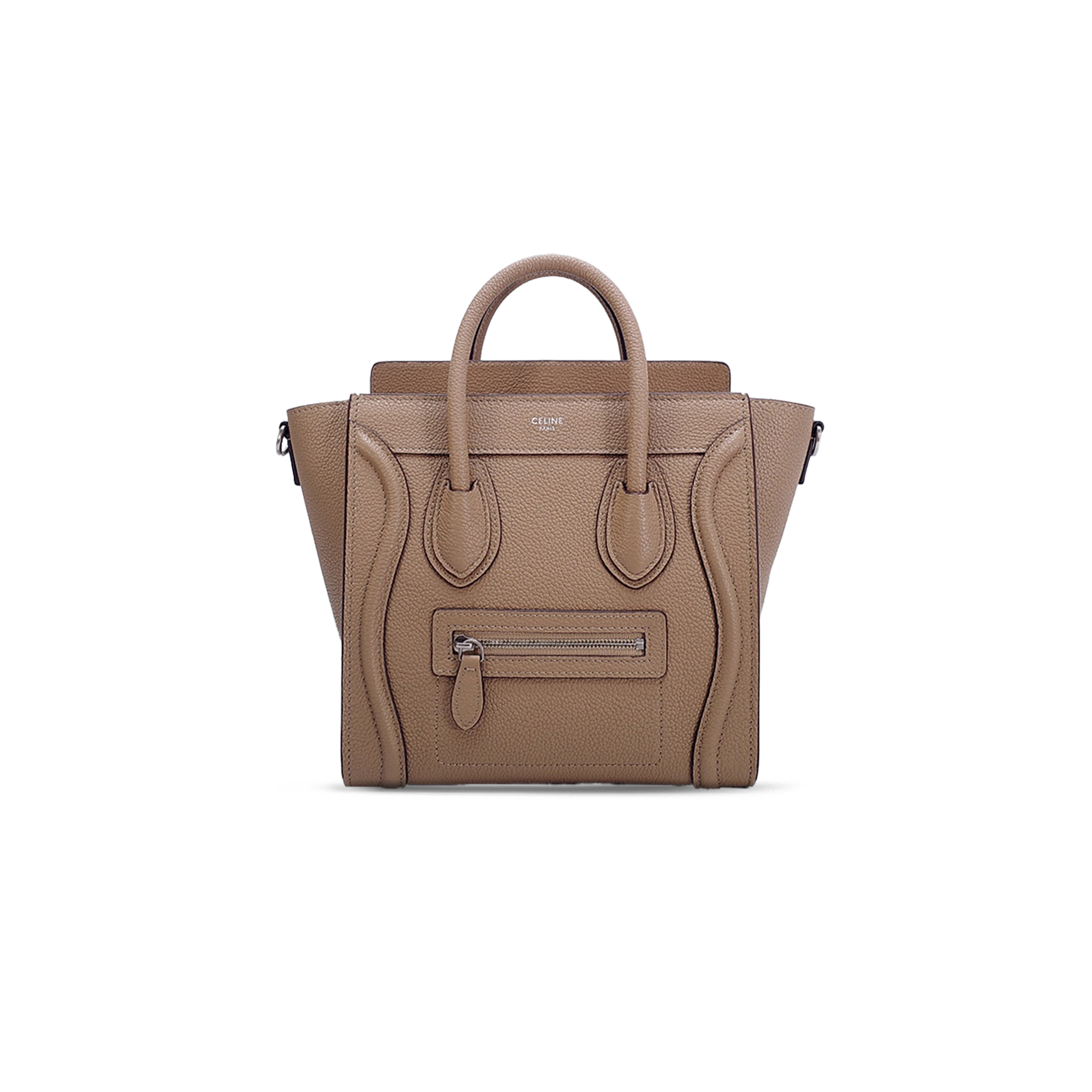 Ce**e tote in luggage nano pebbled calfskin 168243dru.38sd (20*20*10cm)